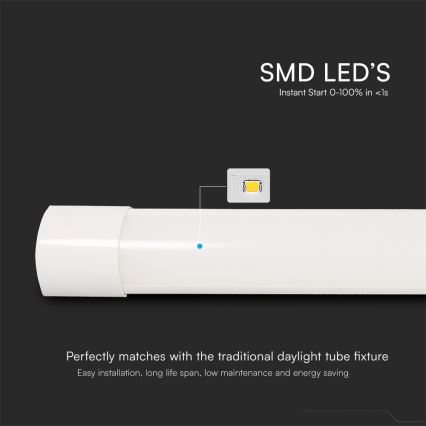 LED Linearna svjetiljka LED/40W/230V 3000/4000/6500K 116 cm