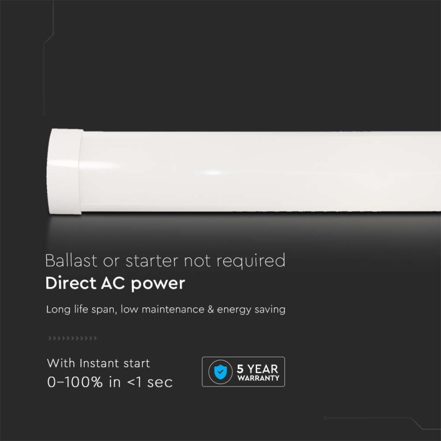 LED Linearna svjetiljka SAMSUNG CHIP LED/40W/230V 6500K 120 cm