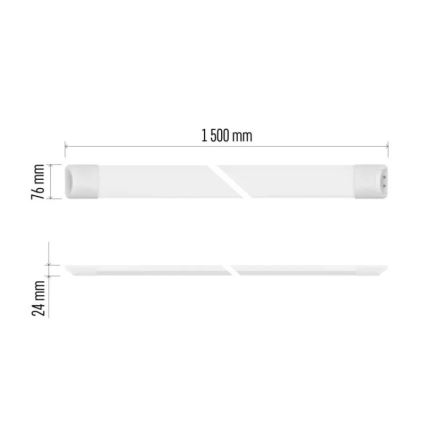 LED linearno svjetlo MINO LED/50W/230V 4000K 150 cm