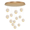 LED Luster CREMONA 13xLED/5W/230V 3000K zlatni