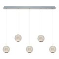 LED Luster CREMONA 5xLED/5W/230V 3000K matni krom