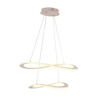 LED luster na kabelu CASHMERE LED/75W/230V Ø 59,5 cm bijela