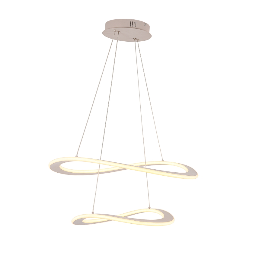 LED luster na kabelu CASHMERE LED/75W/230V Ø 59,5 cm bijela