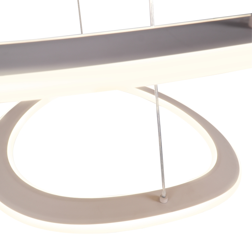 LED luster na kabelu CASHMERE LED/75W/230V Ø 59,5 cm bijela