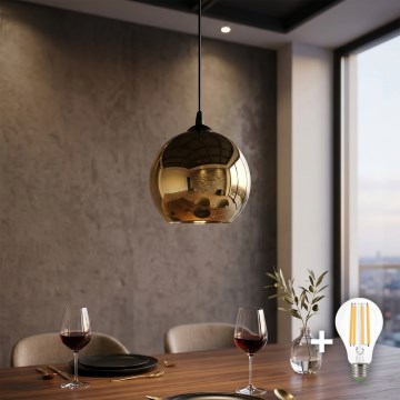 LED luster na kabelu CUBUS Ø 25 cm 1xE27/15W/230V
