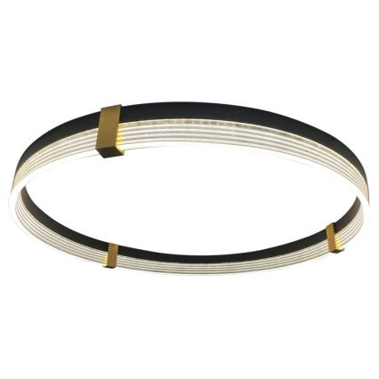 LED luster na kabelu TRIANGLE LED/40W/230V 3000/4000/6000K, promjer 60 cm, crne boje