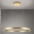 LED luster na kablu s mogućnošću prigušivanja KOLK LED/80W/230V 2700/3000/4000K Ø 80 cm zlatni