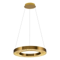 LED Luster na konopcu JESI LED/35W/230V 3000K Ø 60 cm brončani