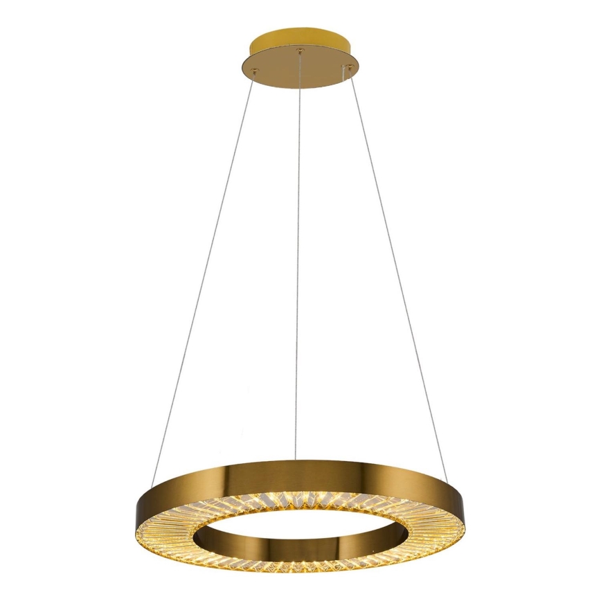 LED Luster na konopcu JESI LED/35W/230V 3000K Ø 60 cm brončani