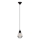 LED luster na sajli 1xE27/6,5W/230V 2500K crna