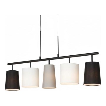 LED luster na sajli 5xE14/5,5W/230V 2700K