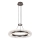 LED luster na sajli ALBA LED/39W/230V siva/prozirna
