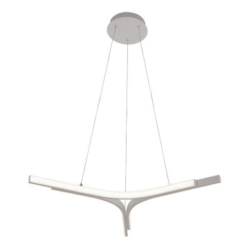 LED Luster na sajli ALTA LED/30W/230V srebrna