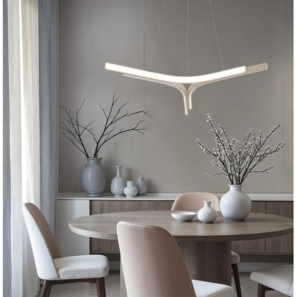 LED Luster na sajli ALTA LED/30W/230V srebrna