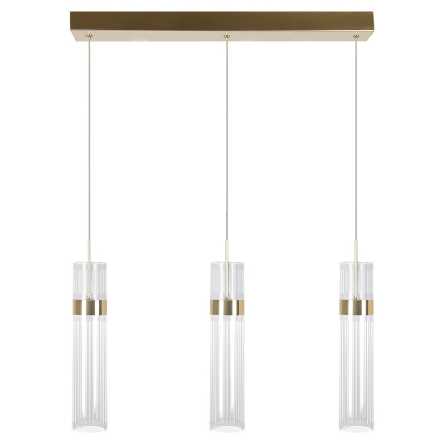 LED luster na sajli AMBIENTE 3xLED/6W/230V 3000/4000/6000K zlatni