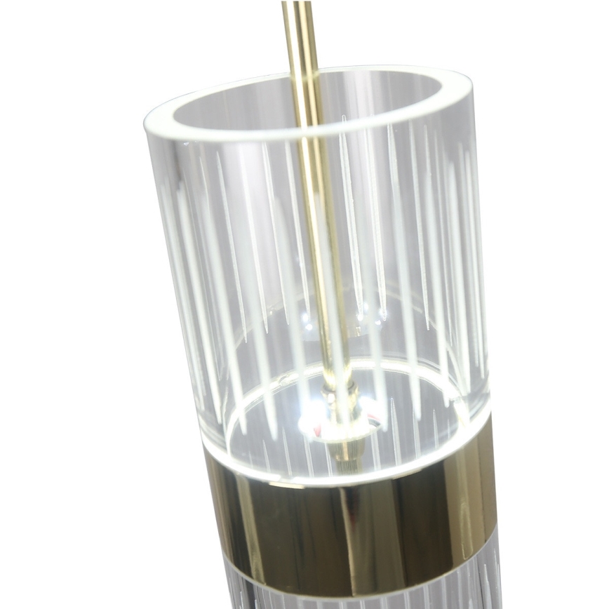 LED luster na sajli AMBIENTE 3xLED/6W/230V 3000/4000/6000K zlatni
