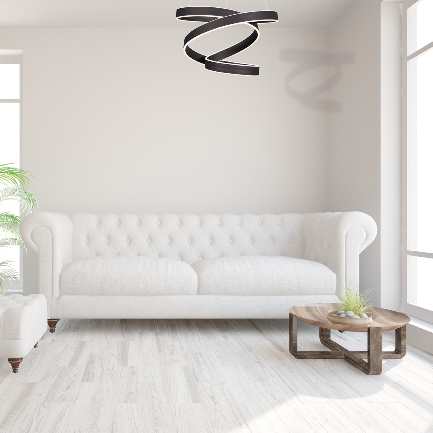 LED Luster na sajli ANDROMEDA LED/45W/230V