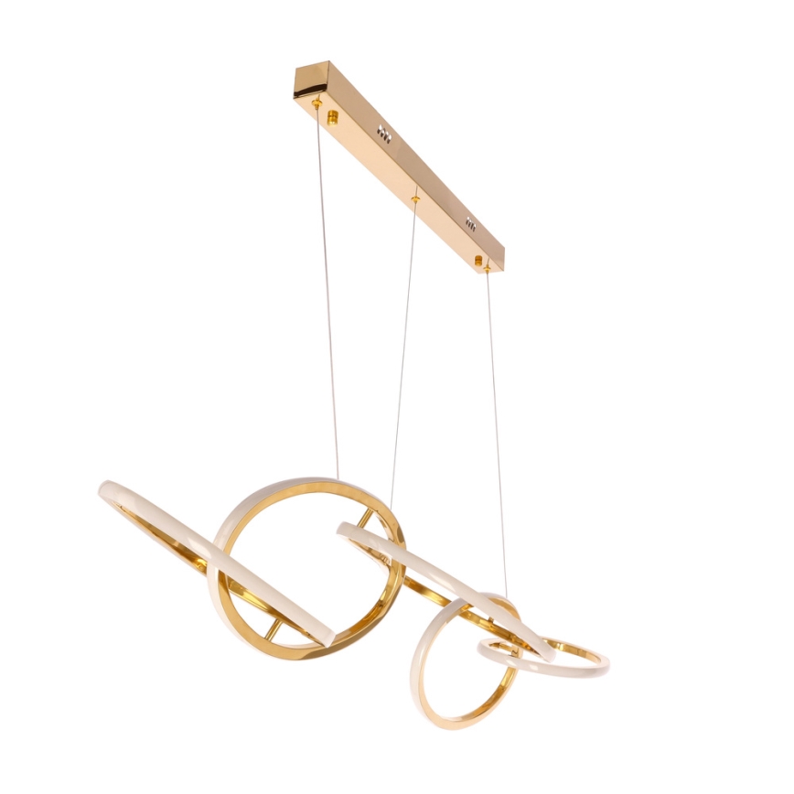 LED luster na sajli ANNELI LED/45W/230V 125 cm zlatni