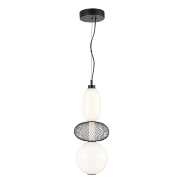 LED Luster na sajli ARAME LED/23W/230V pr. 22 cm crna