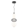 LED Luster na sajli ARAME LED/23W/230V pr. 22 cm crna