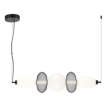 LED Luster na sajli ARAME LED/32W/230V crna