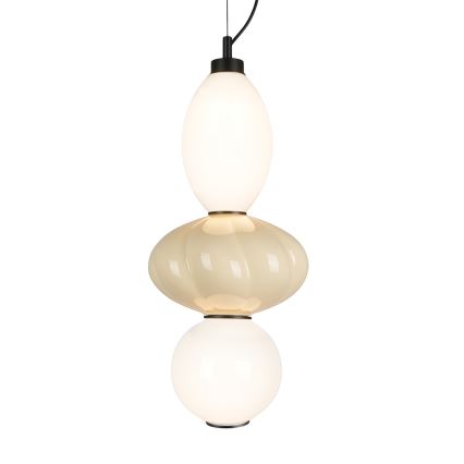 LED Luster na sajli ASCOLI LED/18W/230V pr. 20 cm bež