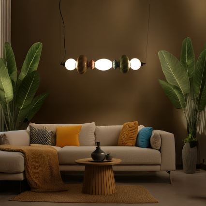 LED Luster na sajli ASCOLI LED/24W/230V šarena