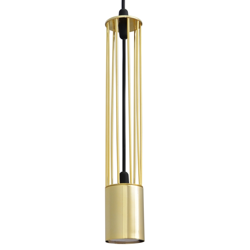 LED Luster na sajli BARS 1xGU10/4,8W/230V zlatna