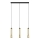 LED Luster na sajli BARS 3xGU10/4,8W/230V zlatna