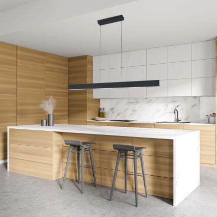 LED luster na sajli BERNADETTA LED/20W/230V 4000K crna