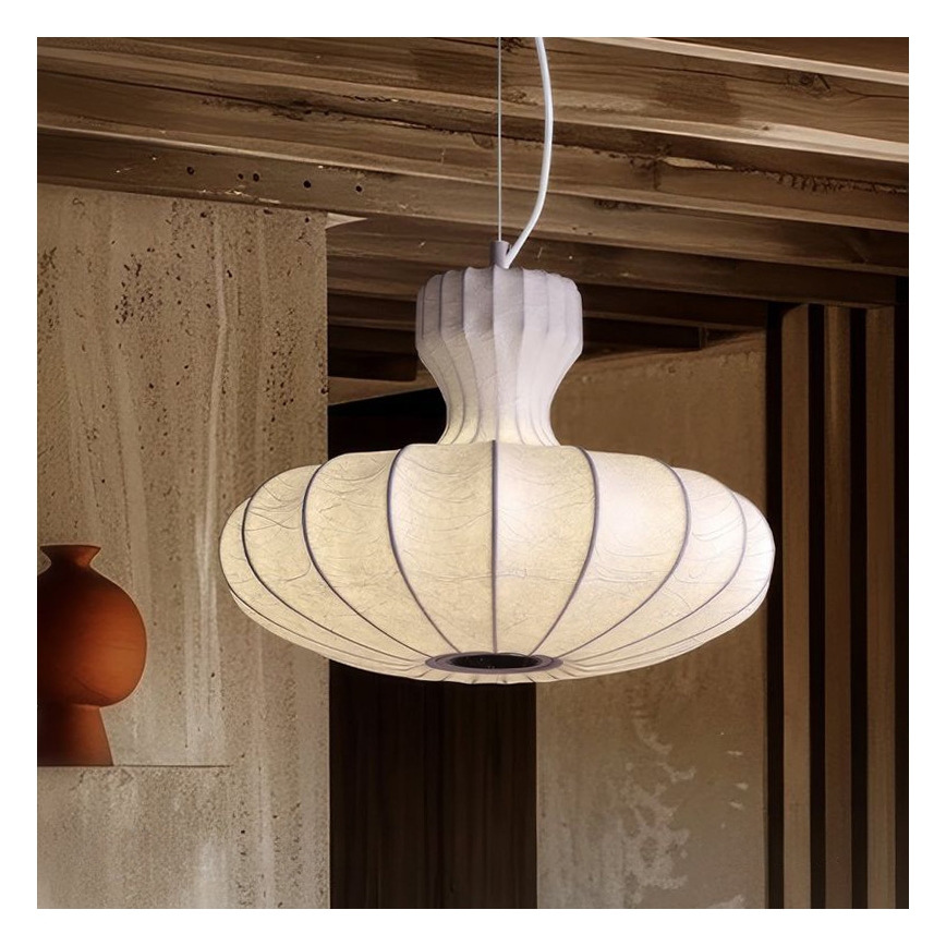 LED luster na sajli BOLA LED/11W/230V + 1xE27/5W CRI 90 bijela
