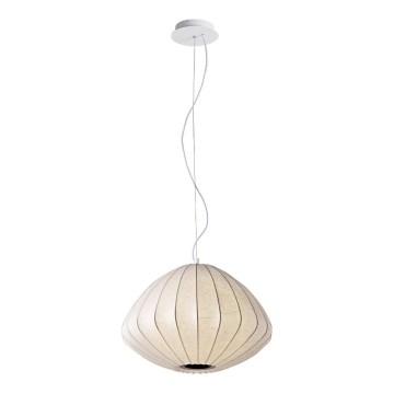 LED luster na sajli BOLA LED/11W/230V + 1xE27/5W krem boje