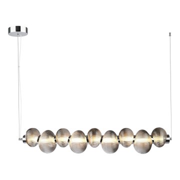 LED Luster na sajli BOLLA LED/32W/230V sjajni krom/dimna