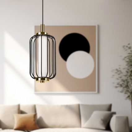 LED luster na sajli BONNIE LED/10W/230V 3000K crni