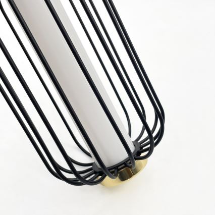 LED luster na sajli BONNIE LED/15W/230V 3000K crna