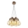 LED Luster na sajli BULBS LED/30W/230V brončana