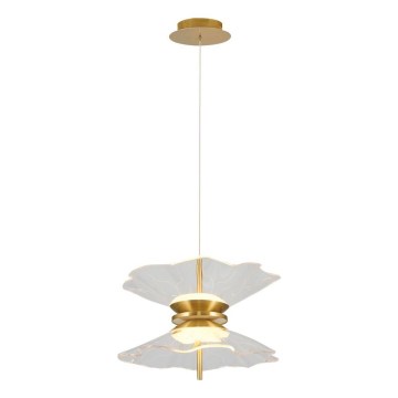 LED luster na sajli BUTTERFLY 2xLED/10W/230V 3000K zlatna