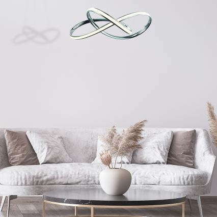 LED Luster na sajli CAPPIO LED/36W/230V sjajni krom