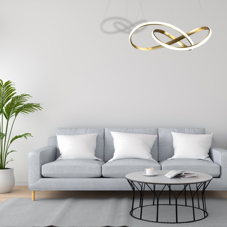 LED luster na sajli CAPPIO LED/36W/230V zlatna