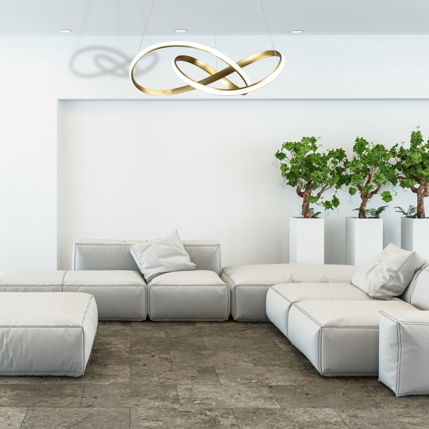 LED luster na sajli CAPPIO LED/36W/230V zlatna