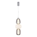 LED Luster na sajli CARO LED/28W/230V sjajni krom