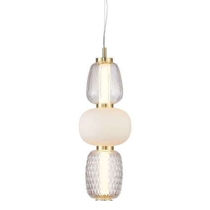 LED Luster na sajli CARO LED/28W/230V zlatna