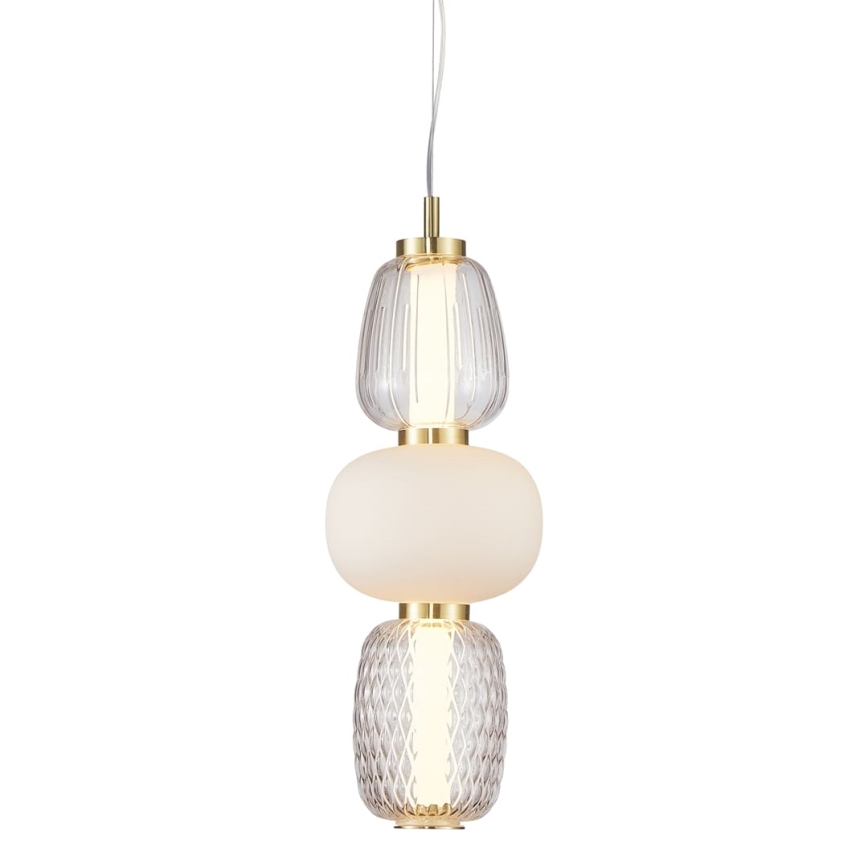 LED Luster na sajli CARO LED/28W/230V zlatna