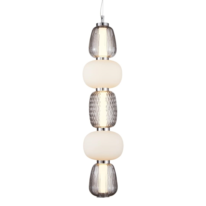 LED Luster na sajli CARO LED/40W/230V sjajni krom