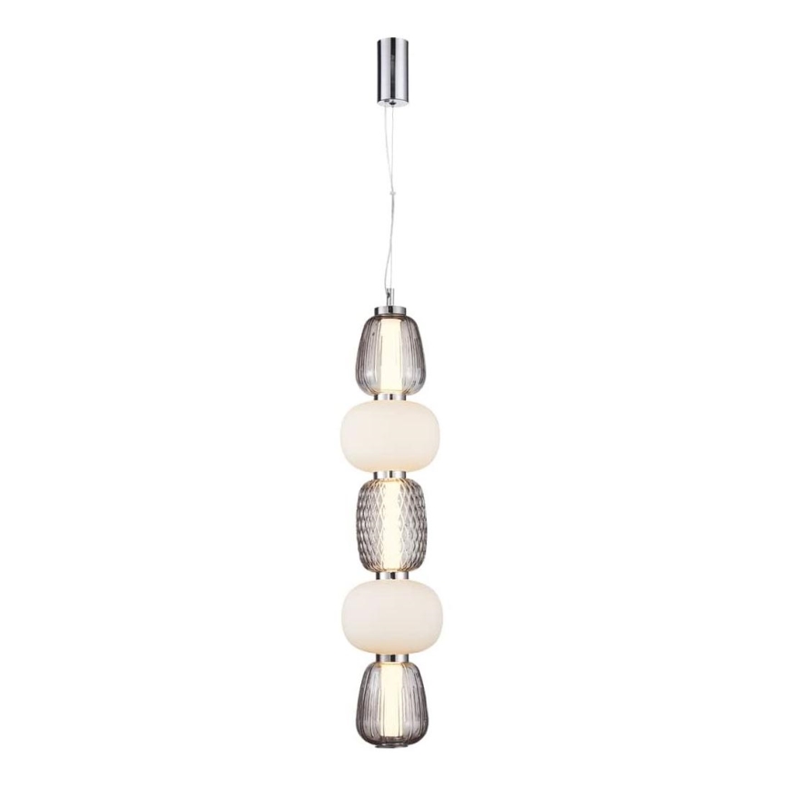 LED Luster na sajli CARO LED/40W/230V sjajni krom