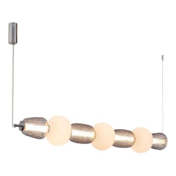 LED Luster na sajli CARO LED/42W/230V sjajni krom
