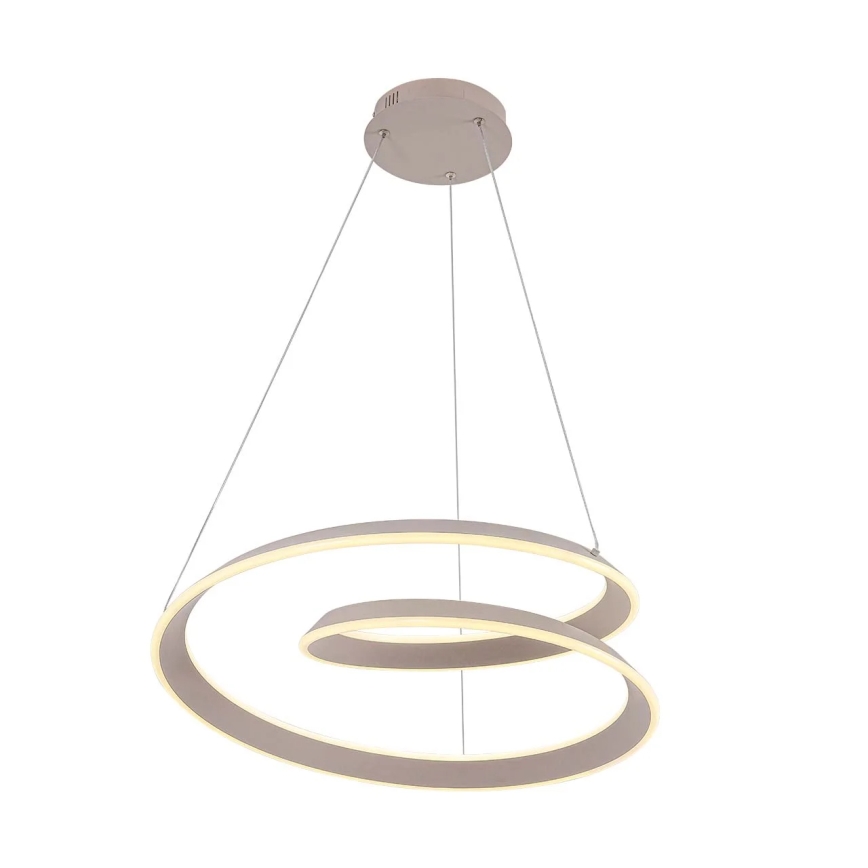 LED luster na sajli CASHMERE LED/75W/230V Ø 60 cm bež