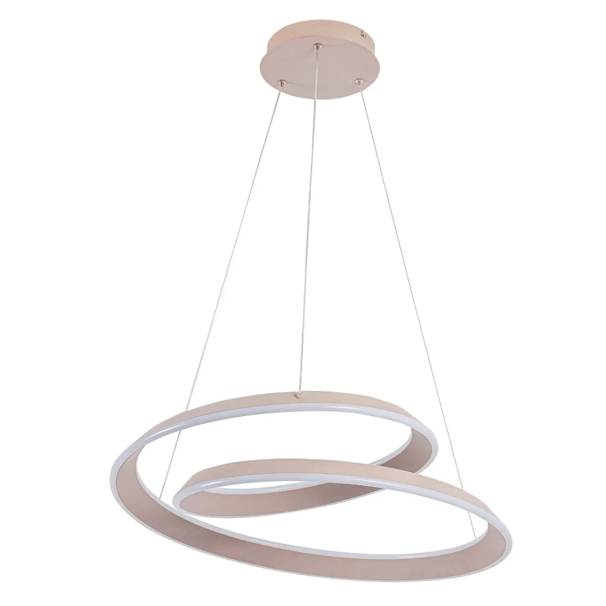LED luster na sajli CASHMERE LED/75W/230V Ø 60 cm bijeli