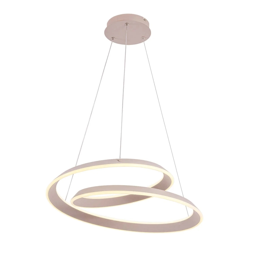 LED luster na sajli CASHMERE LED/75W/230V Ø 60 cm bijeli