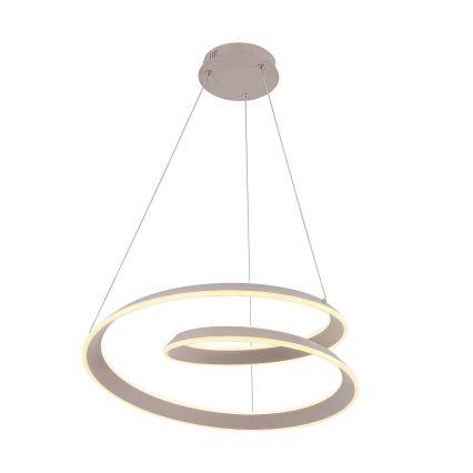 LED luster na sajli CASHMERE LED/75W/230V Ø 60 cm bijeli